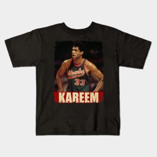 Kareem Abdul Jabbar - NEW RETRO STYLE Kids T-Shirt